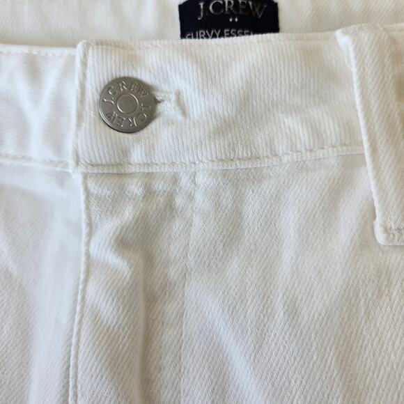J. Crew Factory Curvy Essential Straight White Jean Size 32 NWT - Picture 8 of 10